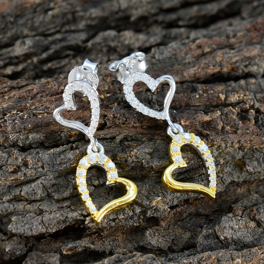 Cubic-Zirconia-French-Cecilia-multiple-Stud-White-Silver-Earring