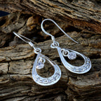 Cubic-Zirconia-Egyptian-Hanna-multiple-Dangle-White-Silver-Earring