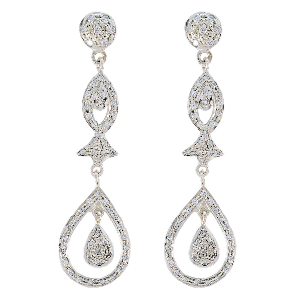 White-CZ-Indian-Dewi-multiple-Stud-White-92.5-Silver-Earring