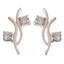 Cubic-Zirconia-American-Hannah-multiple-Stud-White-925-Silver-Earring