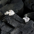 Cubic-Zirconia-Turkish-Ida-Solitaire-Stud-White-925-Sterling-Silver-Earring