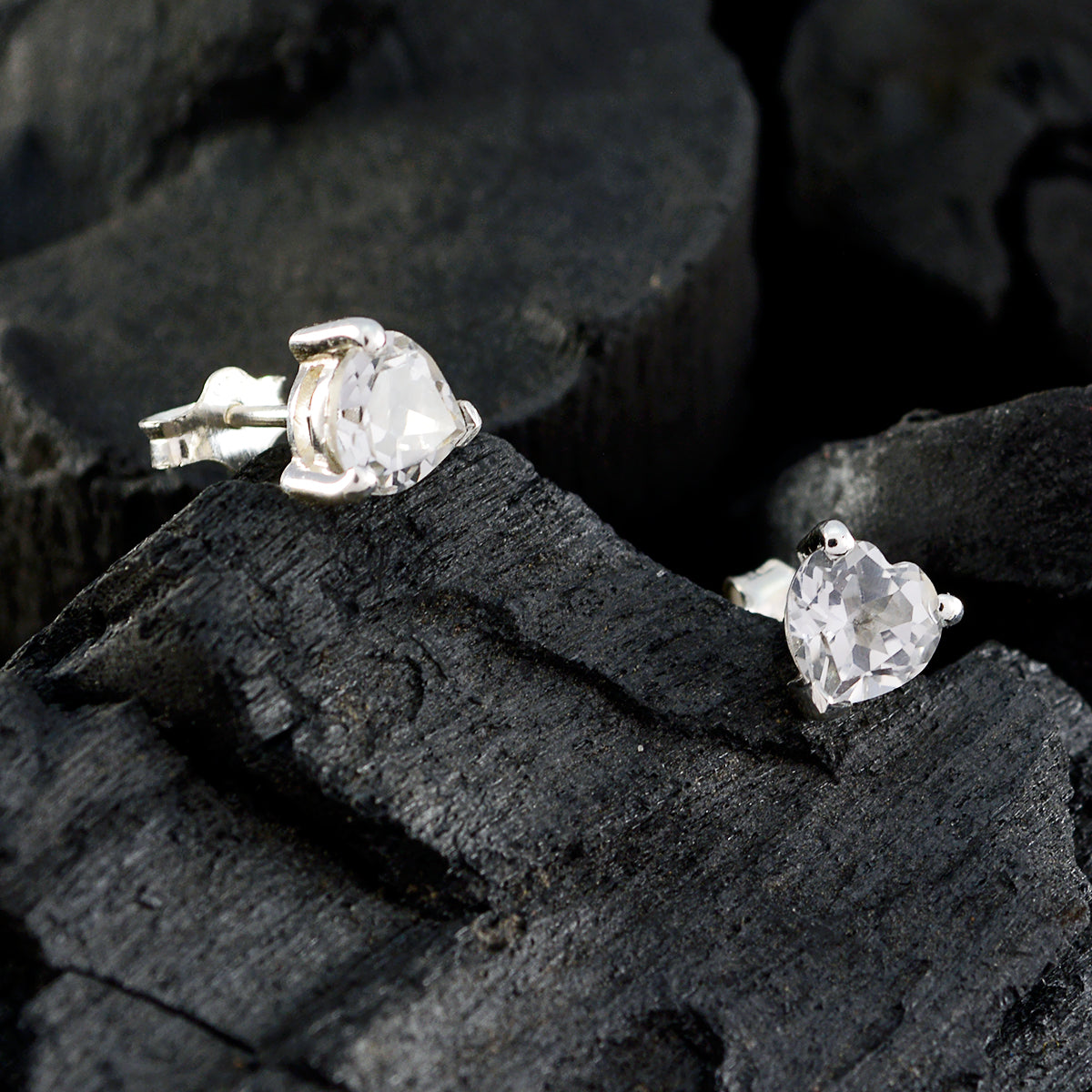 Cubic-Zirconia-Turkish-Ida-Solitaire-Stud-White-925-Sterling-Silver-Earring