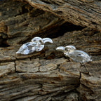 Cubic-Zirconia-Italian-Ines-Solitaire-Stud-White-Silver-Earring