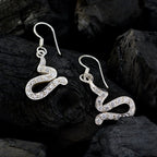 Cubic-Zirconia-Spanish-Isabelle-multiple-Dangle-White-925-Sterling-Silver-Earring