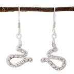 Cubic-Zirconia-Spanish-Isabelle-multiple-Dangle-White-925-Sterling-Silver-Earring