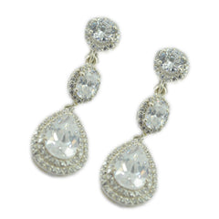 White-CZ-Indian-Aisha-multiple-Stud-White-925-Sterling-Silver-Earring