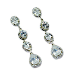 Cubic-Zirconia-Indian-Zara-multiple-Stud-White-925-Sterling-Silver-Earring