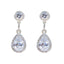 White-CZ-Indian-Angel-multiple-Stud-White-Sterling-Silver-Earring