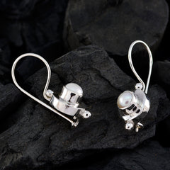 Pearl-American-Laura-multiple-Dangle-White-925-Sterling-Silver-Earring