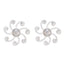 Pearl-Japanese-Lea-Solitaire-Stud-White-Silver-Earring