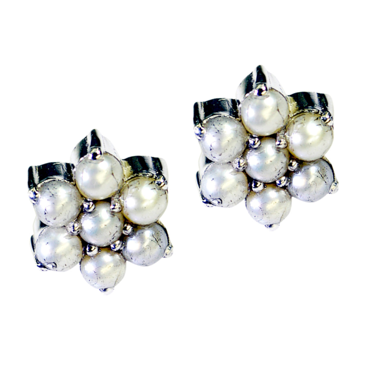 Pearl-Italian-Laura-multiple-Stud-White-92.5-Silver-Earring
