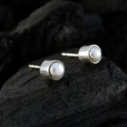 Pearl-Italian-Lili-Solitaire-Stud-White-925-Sterling-Silver-Earring