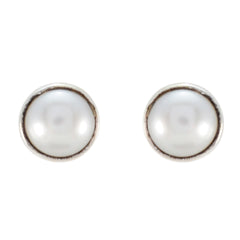 Pearl-Italian-Lili-Solitaire-Stud-White-925-Sterling-Silver-Earring