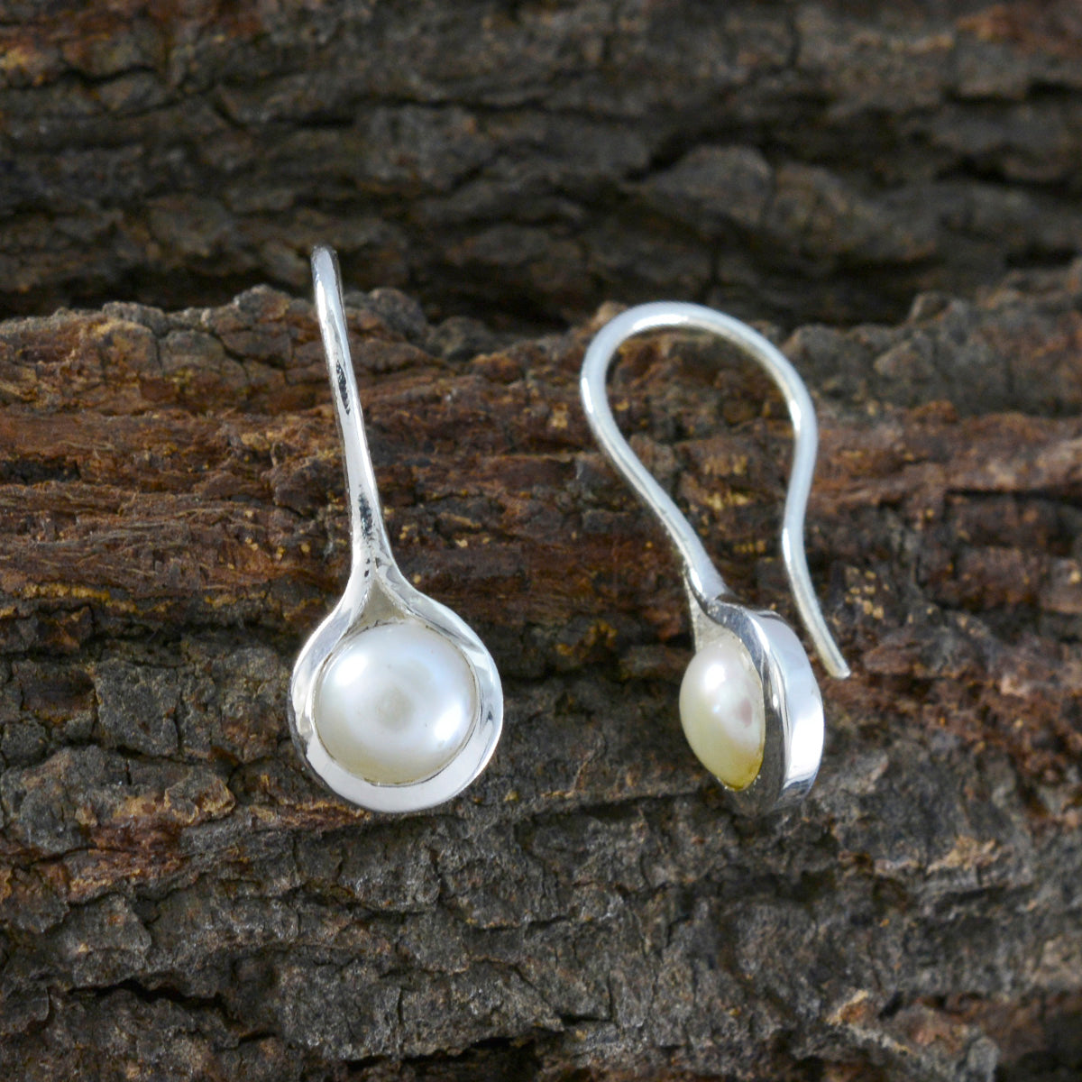 Pearl-French-Laura-Solitaire-Dangle-White-Sterling-Silver-Earring