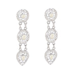 Pearl-Spanish-Isabella-Trilogy-Stud-White-925-Silver-Earring