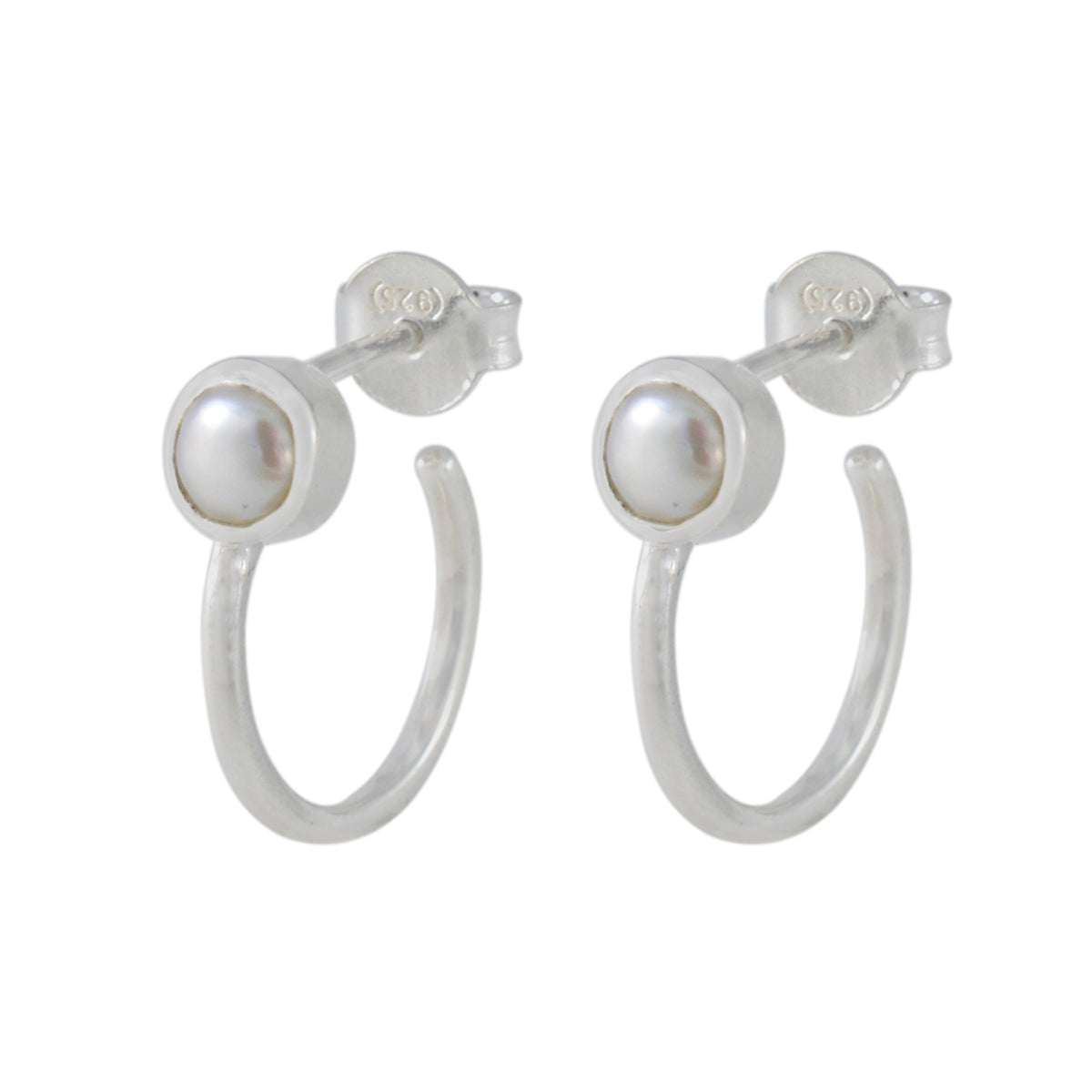 Pearl-Korean-Julia-Solitaire-Stud-White-925-Sterling-Silver-Earring