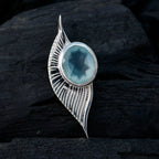 Aqua Chalcedony Dainty Italian Sterling Silver Solitaire Ines Luxurious Blue Pendant Jewellery
