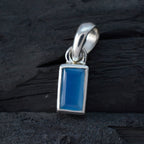 Aqua Chalcedony Delicate German 925 Silver Solitaire Sarah Sophisticated Blue Pendant Jewelry