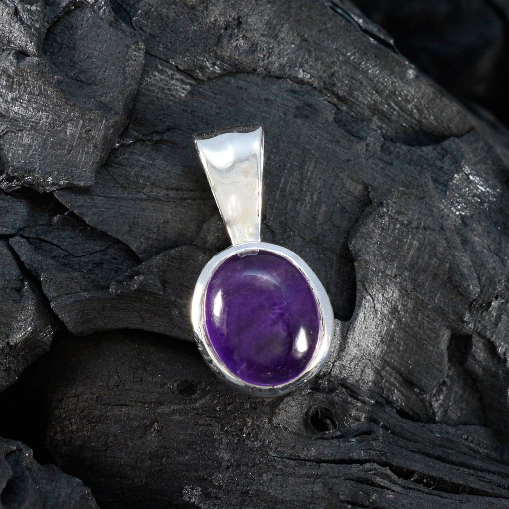 Amethyst Delicate Spanish 925 Silver Solitaire Carolina Bubble Purple Pendant Jewelry