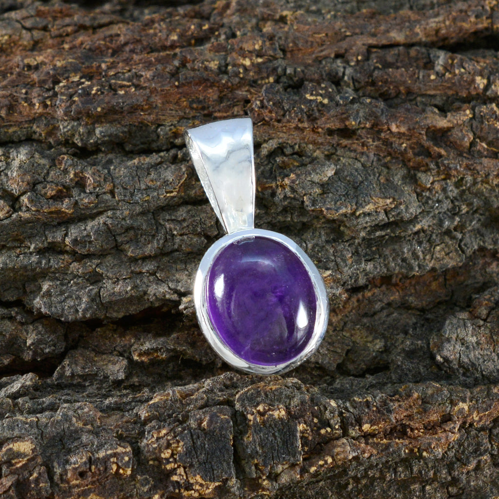 Amethyst Delicate Spanish 925 Silver Solitaire Carolina Bubble Purple Pendant Jewelry