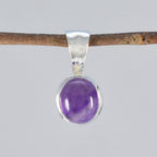 Amethyst Delicate Spanish 925 Silver Solitaire Carolina Bubble Purple Pendant Jewelry