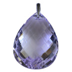 Amethyst Tiny American Sterling Silver Solitaire Katharina Heart Purple Pendant Jewellery