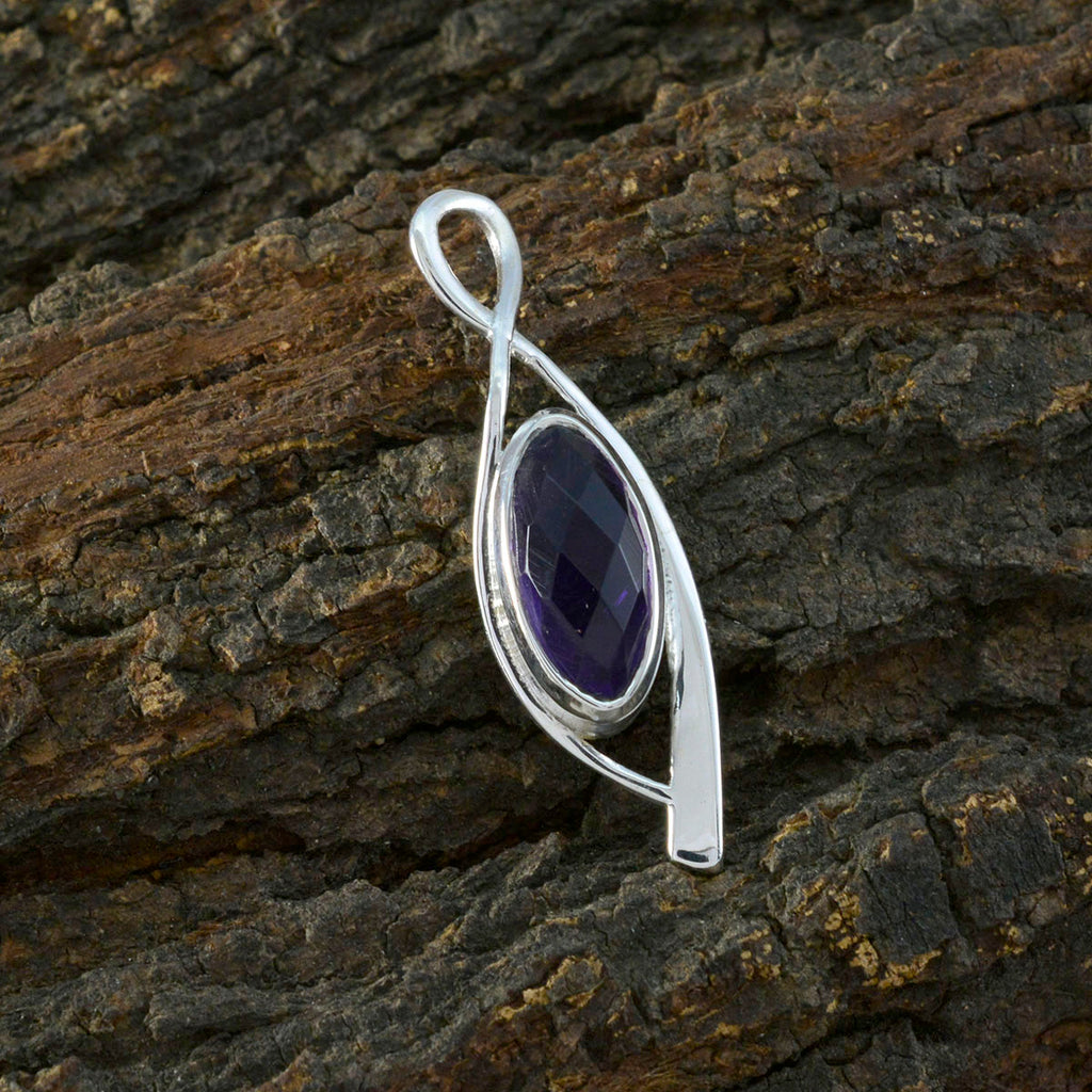 Amethyst Delicate Italian Sterling Silver Solitaire Julieta Heart Purple Pendant Jewellery