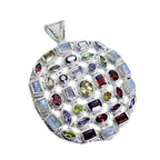 Amethyst Chunky Egyptian Silver multiple Zoey Artisan Purple Pendant Jewelry