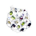 Amethyst Chunky Mexican 92.5 Silver multiple Amanda Rope-Wire Purple Pendant Jewellery