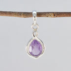 Amethyst Elegant Japanese 92.5 Silver Solitaire Hye-jin Sophisticated Purple Pendant Jewellery