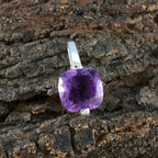 Amethyst Delicate French Sterling Silver Solitaire Camila Engagement Purple Pendant Jewellery