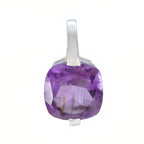 Amethyst Delicate French Sterling Silver Solitaire Camila Engagement Purple Pendant Jewellery