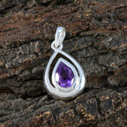 Amethyst Dainty German 925 Silver Solitaire Camilla wedding Purple Pendant Jewelry