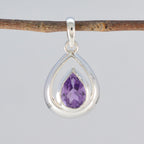 Amethyst Dainty German 925 Silver Solitaire Camilla wedding Purple Pendant Jewelry