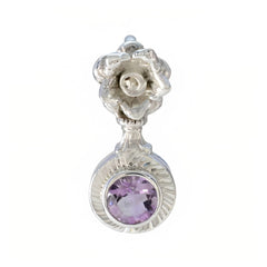 Amethyst Eye-catching Spanish 92.5 Silver Solitaire Cecilia Romantic Purple Pendant Jewellery