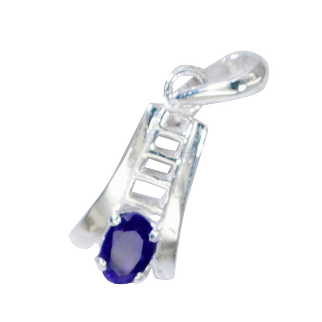 Amethyst Featherlight Spanish 92.5 Silver Solitaire María propsel Purple Pendant Jewellery