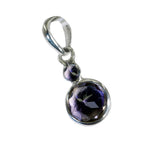 Amethyst Whisper-thin German Sterling Silver Solitaire Micaela Romantic Purple Pendant Jewellery