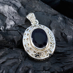 Colgante vintage morado Harper de plata de ley alemana con amatista