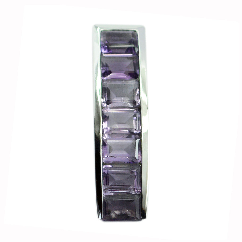 Amethyst Eye-catching Mexican Sterling Silver multiple Purple Pendant