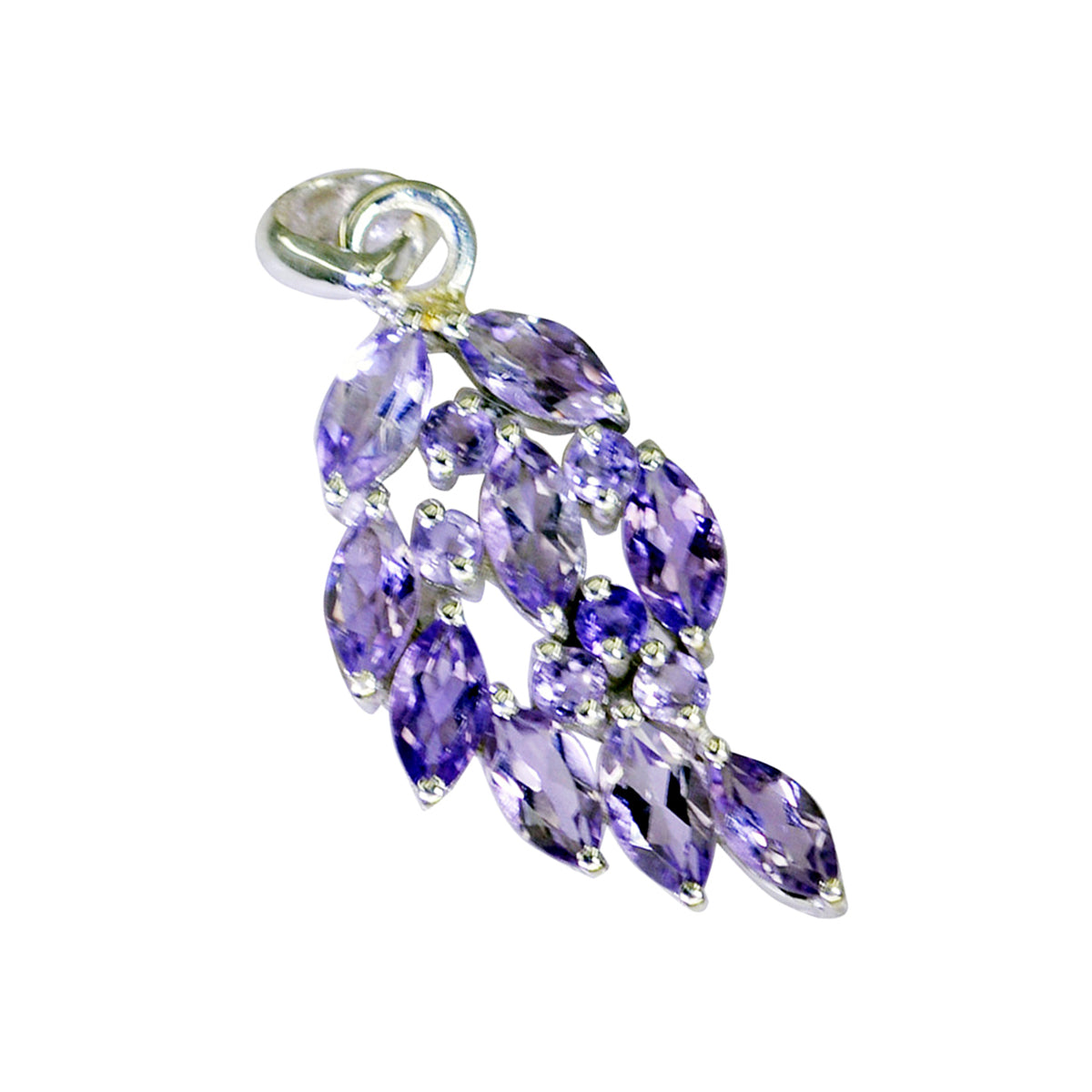Amethyst Classic Egyptian Silver multiple Noelia Cocktail Purple Pendant Jewelry Второстепенное изображение товара