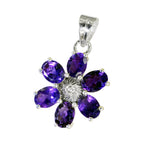 Amethyst Tiny American 925 Silver multiple Isabelle Sophisticated Purple Pendant Jewelry