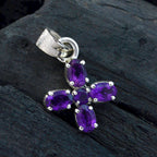 Amethyst Delicate Latin American Sterling Silver multiple Pilar Love Purple Pendant Jewellery