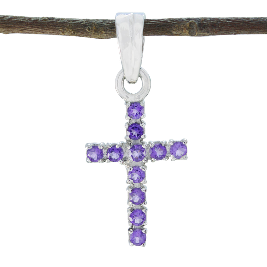 Amethyst Delicate Latin American 92.5 Silver multiple Purple Pendant