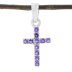 Amethyst Delicate Latin American 92.5 Silver multiple Purple Pendant