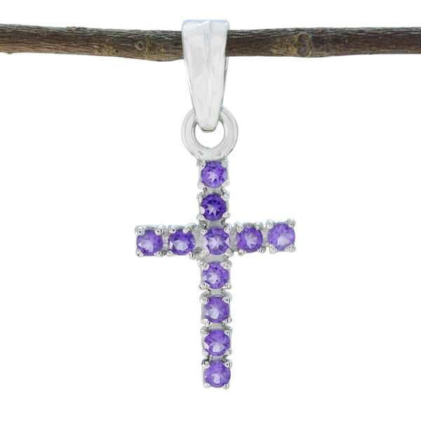 Amethyst Delicate Latin American 92.5 Silver multiple Purple Pendant
