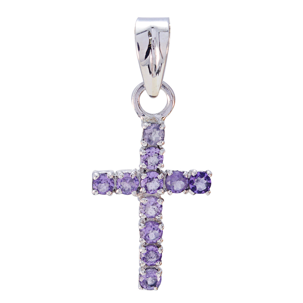 Amethyst Delicate Latin American 92.5 Silver multiple Autumn Love Purple Pendant Jewellery