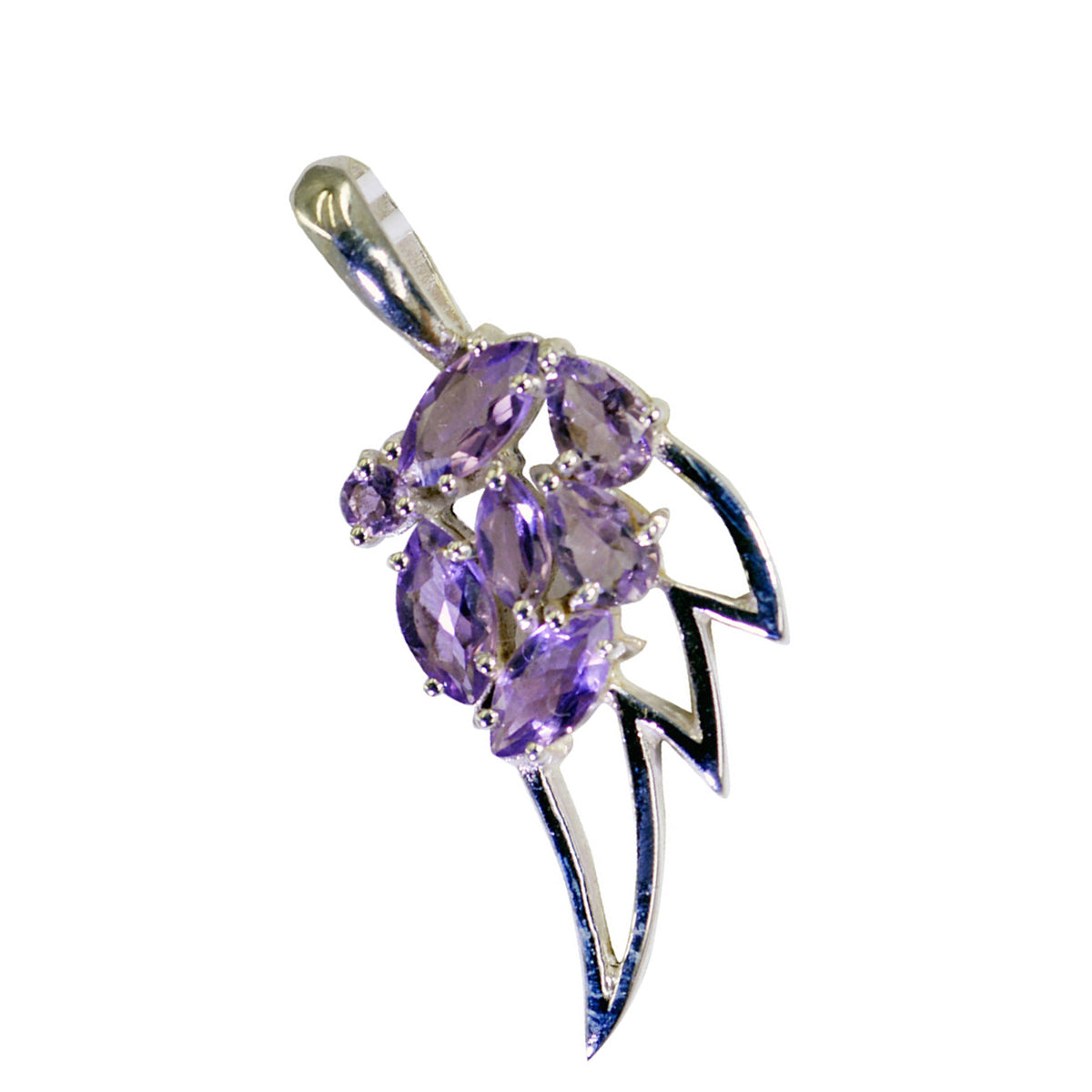 Amethyst Essential Turkish 925 Silver multiple Camila Signet Purple Pendant Jewelry