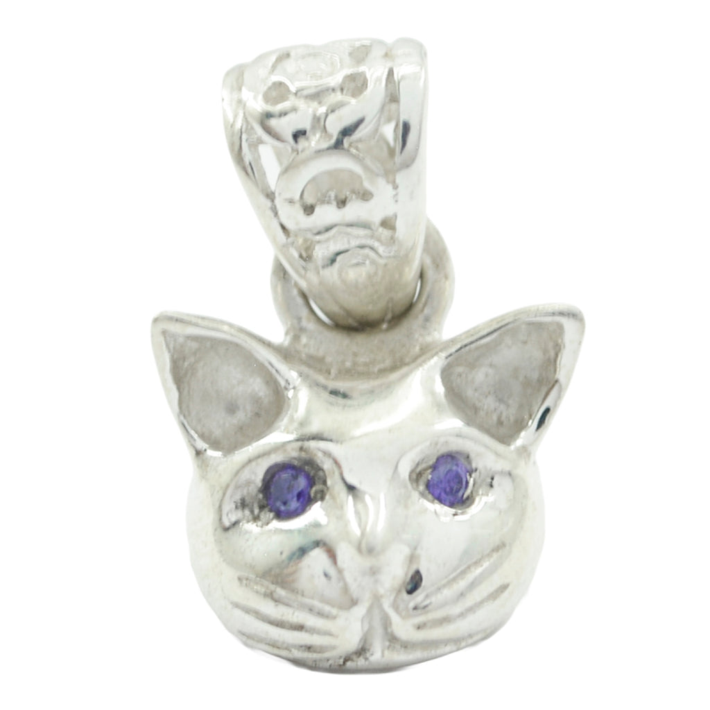 Amethyst Tiny Mexican Silver multiple Purple Pendant
