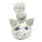 Amethyst Tiny Mexican Silver multiple Purple Pendant