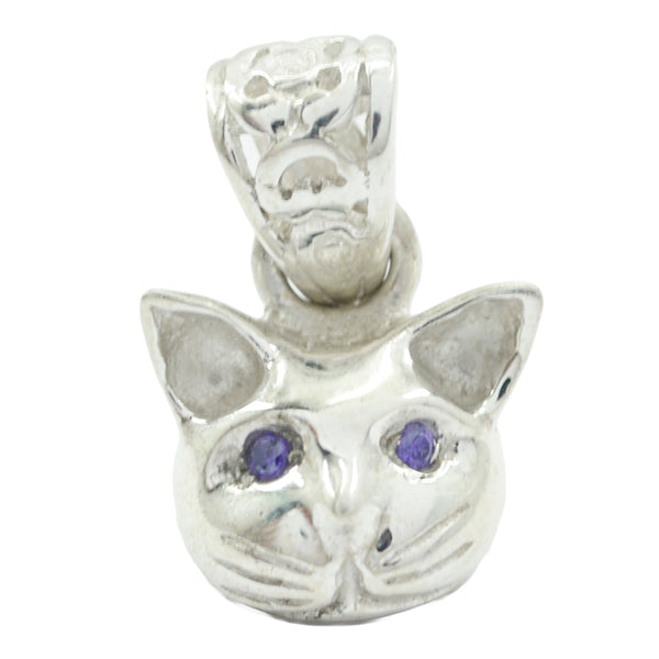 Amethyst Tiny Mexican Silver multiple Purple Pendant